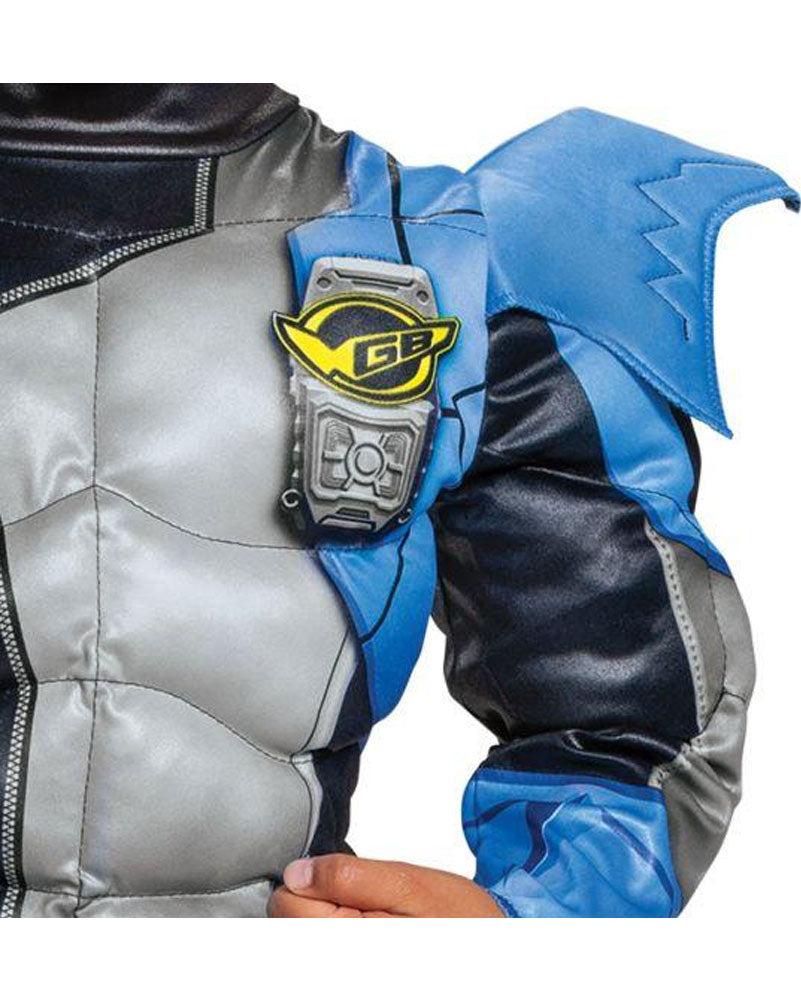 Power Rangers Silver Ranger Beast Morpher Classic Muscle Toddler Costume
