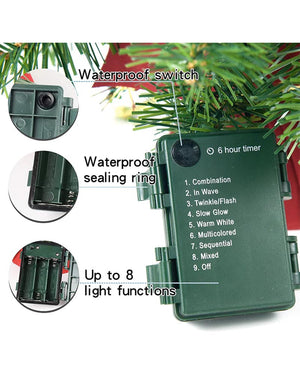 Prelit Tabletop Tree with Christmas LED Lights