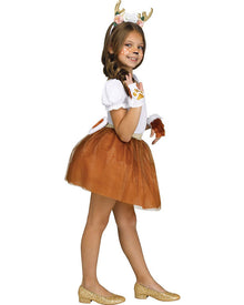 Pretty Pets Deer Tutu Detachable Tail Mitts and Headband Set