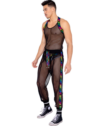 Pride Fishnet Mens Tank Top