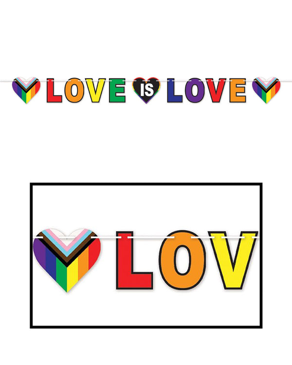 Pride Love is Love Streamer 2.1m