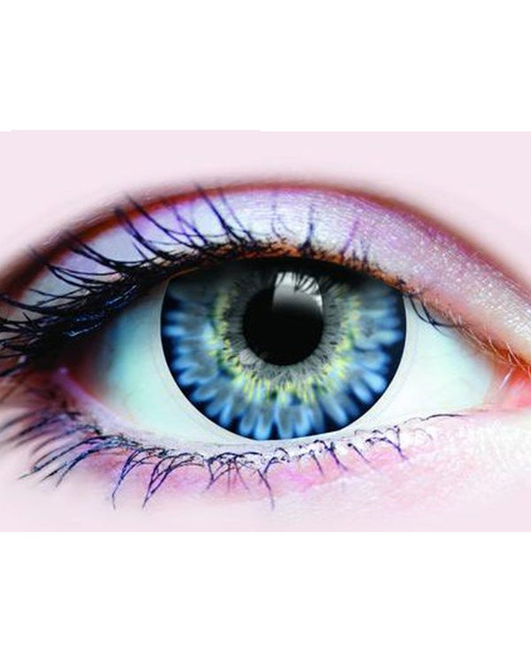 Primal 14.5mm Ocean Blue and Black Contact Lenses