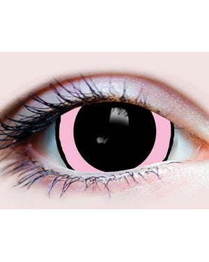 Primal 15.2mm Pink and Black Contact Lenses