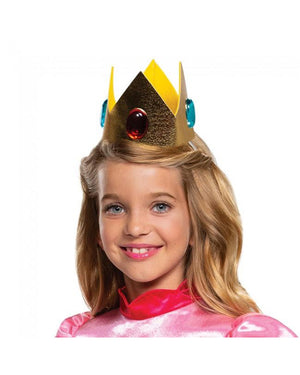 Super Mario Brothers Princess Peach Deluxe Girls Costume