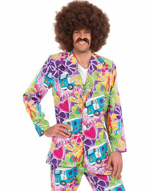 60s Psychedelic Suit Mens Costume