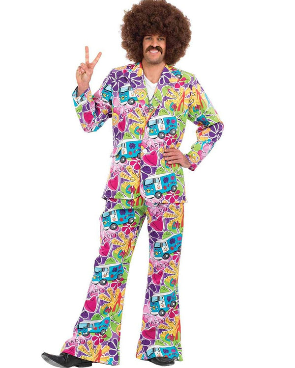 60s Psychedelic Suit Mens Costume