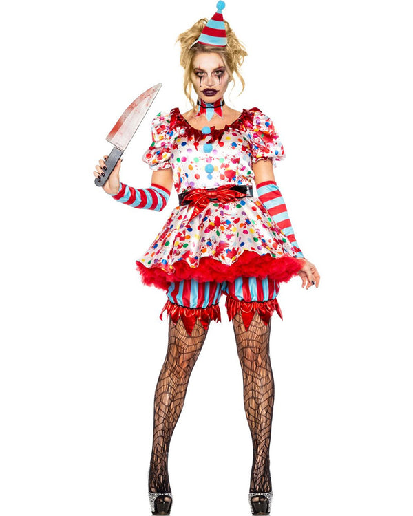 Psycho Circus Clown Womens Costume