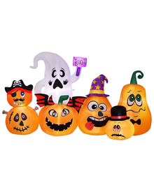 Pumpkin Family Lawn Halloween Inflatable 2.2m