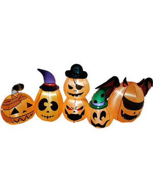 Pumpkin Family Lawn Inflatable 2.4m
