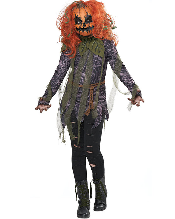 Pumpkin Monster Girls Costume