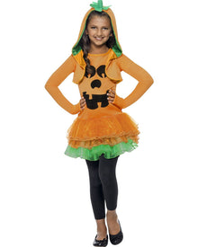 Pumpkin Tutu Dress Girls Halloween Costume