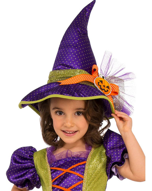 Pumpkin Witch Girls Costume