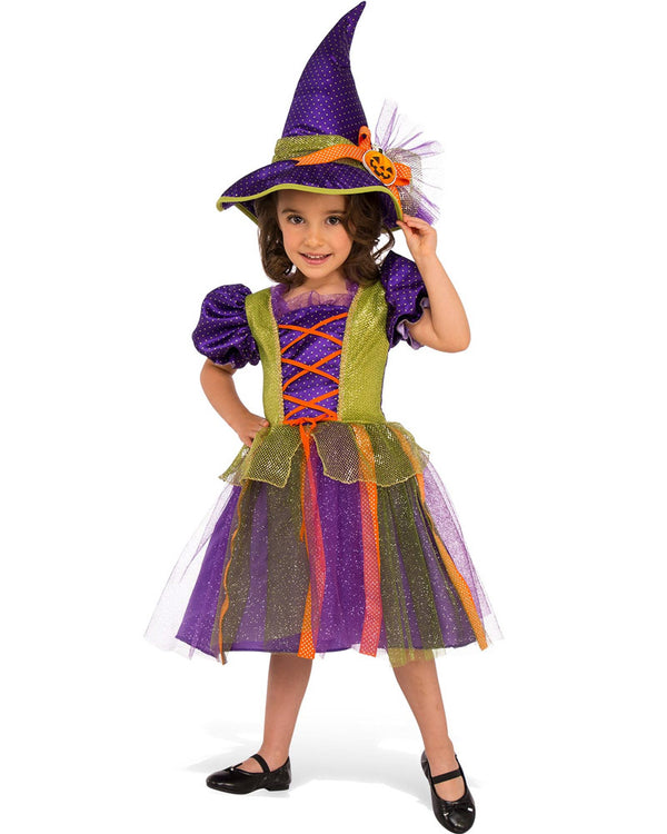 Pumpkin Witch Girls Costume