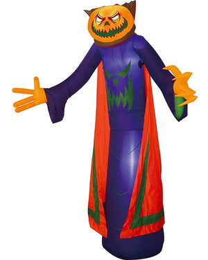 Pumpkin Wizard Lawn Inflatable 2.4m