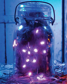 Purple Eerie LED String Lights 2.7m