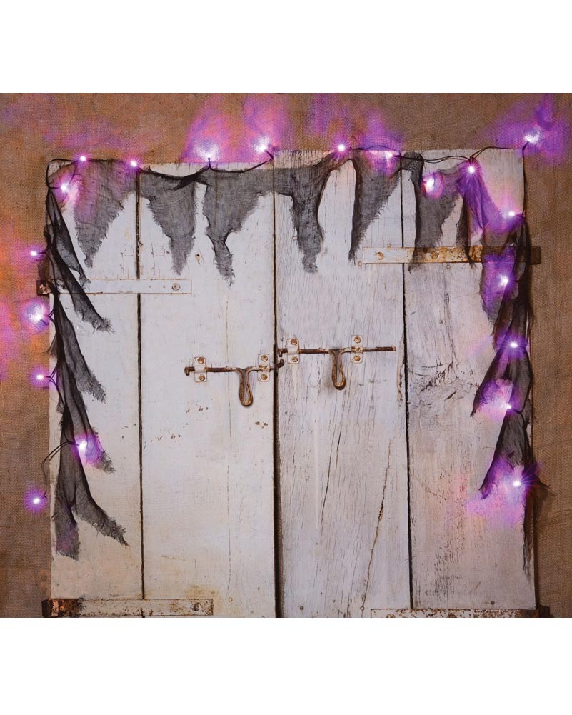 Purple Eerie LED String Lights 2.7m