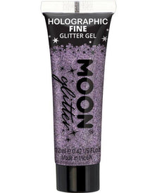 Purple Fine Holographic Body Glitter Gel 12ml