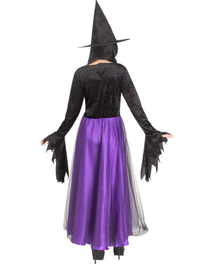 Purple Witch Womens Costume