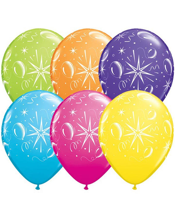 Sparkle Latex Balloons Pack of 25