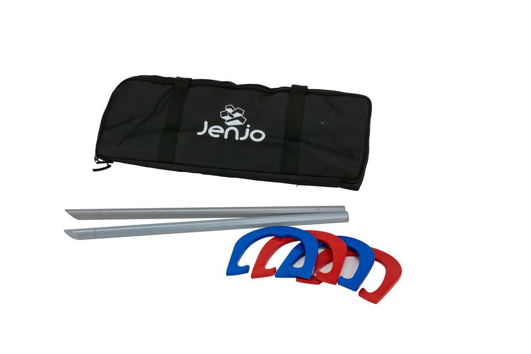 High Quality Red and Blue Metal Horseshoes with Carry Bag