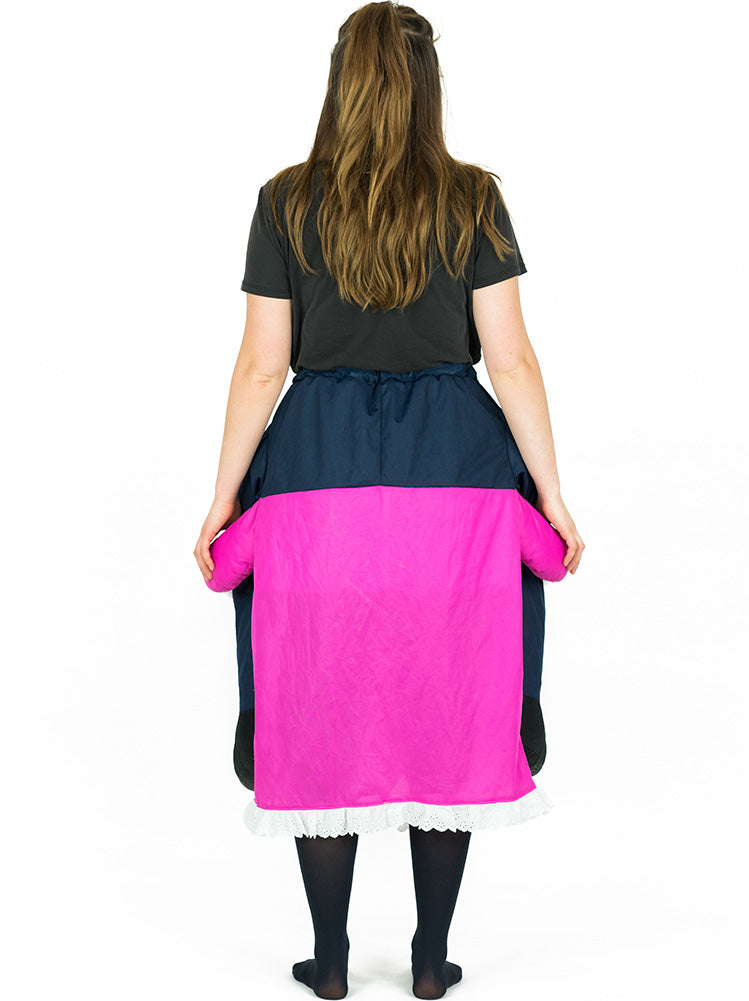 Queen Elizabeth Stuffed Piggyback Adult Costume