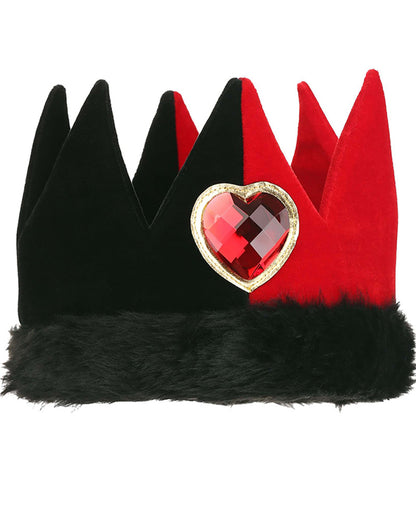 Plush Queen of Hearts Crown