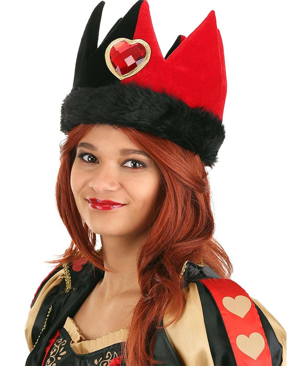 Plush Queen of Hearts Crown