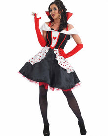 Queen of Hearts Dress Womens Costume