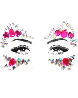 Queen of Hearts Face Jewels