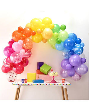 Rainbow Balloon Arch Pack of 84