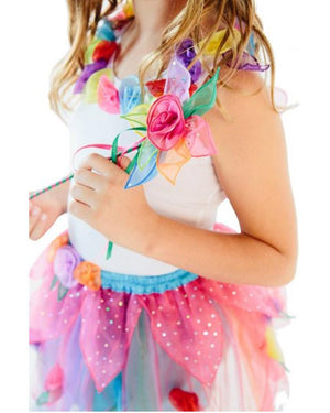 Rainbow Bloom Kids Skirt