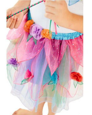 Rainbow Bloom Kids Skirt