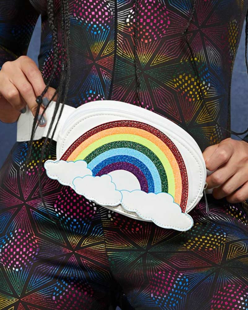 60s Rainbow Bum Bag
