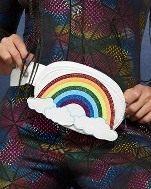 60s Rainbow Bum Bag