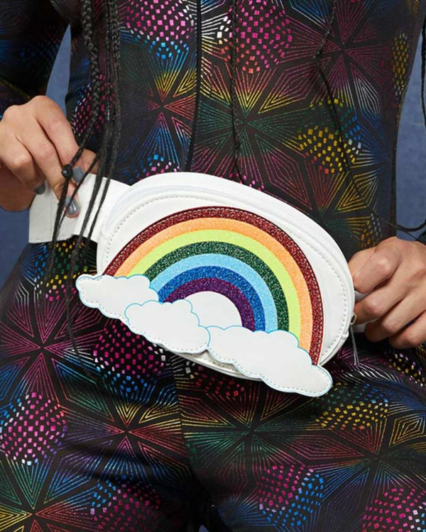 60s Rainbow Bum Bag