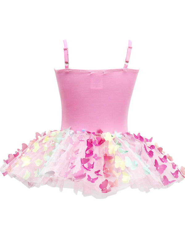 Rainbow Butterfly Tutu Dress Girls Costume