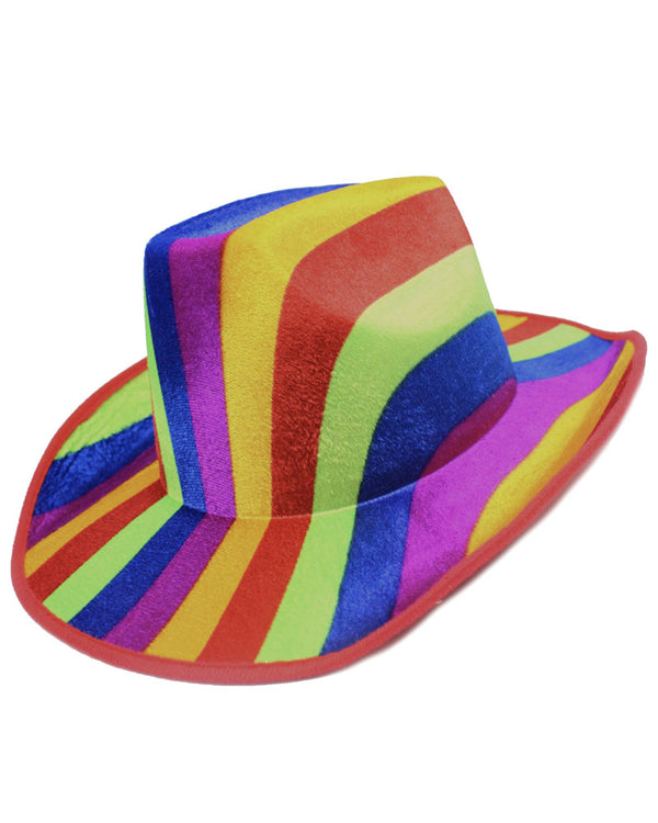 Rainbow Cowboy Hat