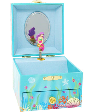 Rainbow Mermaid Small Musical Jewellery Box