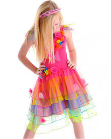 Wildrose Fairy Rainbow Girls Costume