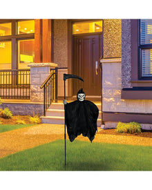 Reaper Illusion Plastic Yard Stake 1.2m For Halloween