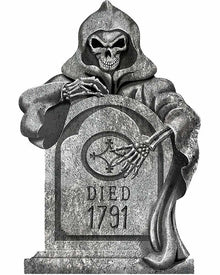Reaper Tombstone Styrofoam Decoration 56cm