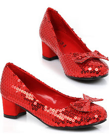 Sparkly Red Deluxe Girls Shoes