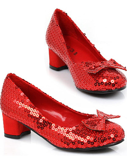 Sparkly Red Deluxe Girls Shoes