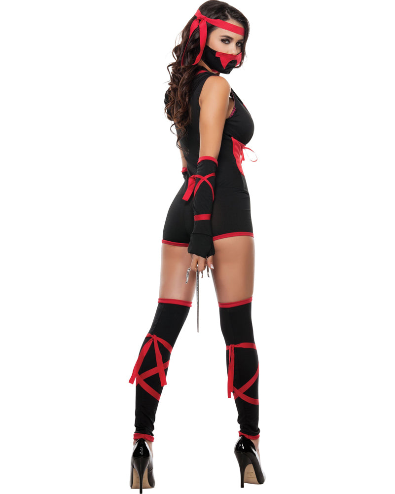 Fiery Dragon Ninja Womens Costume