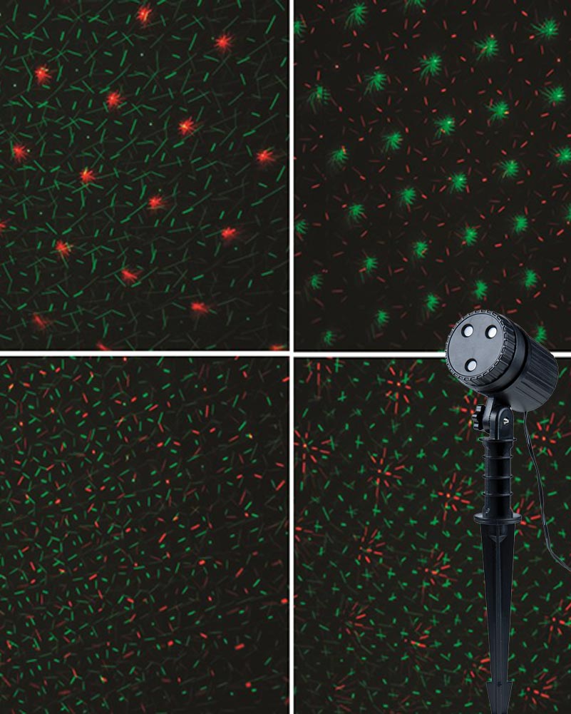 Red and Green Dots Laser Projector