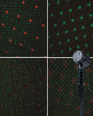 Christmas Red and Green Dots Laser Projector