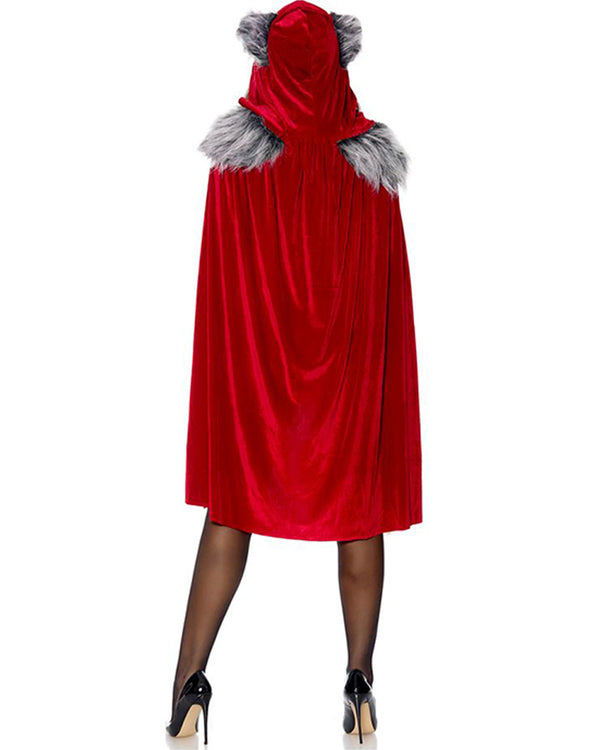 Red Haute Riding Hood Womens Costume
