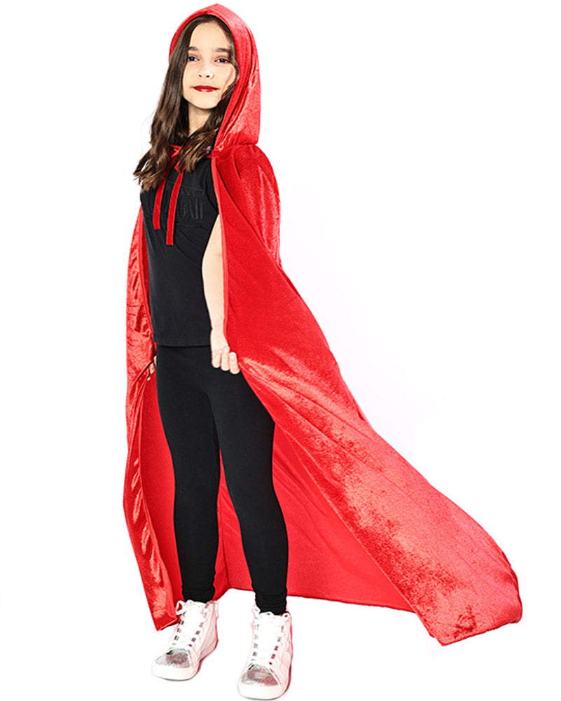 Red Velvet Deluxe Kids Cape