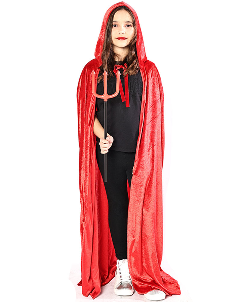Red Velvet Deluxe Kids Cape