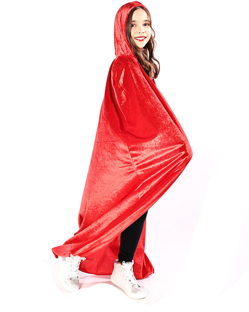 Red Velvet Deluxe Kids Cape